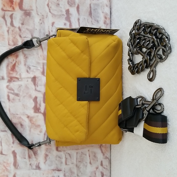 THINK ROYLN, Bags, Think Royln Women Yellow Mustard Crossbody Shoulder  Purse Bag